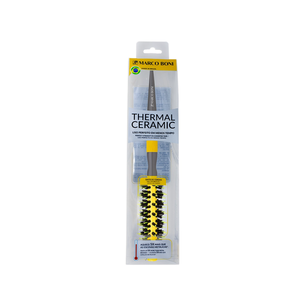 MARCO BONI ESCOVA PROFISSIONAL THERMAL CERAMIC YELLOW 12MM (7331)