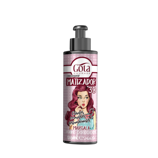 Gota Dourada MATIZADOR 3D - MARSALA 120 ML