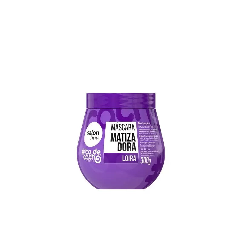 #TODECACHO MASCARA MATIZADORA LOIRA 300G salon line