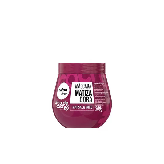 #TODECACHO MASCARA MATIZADORA MARSALA ROXO 300G Salon Line