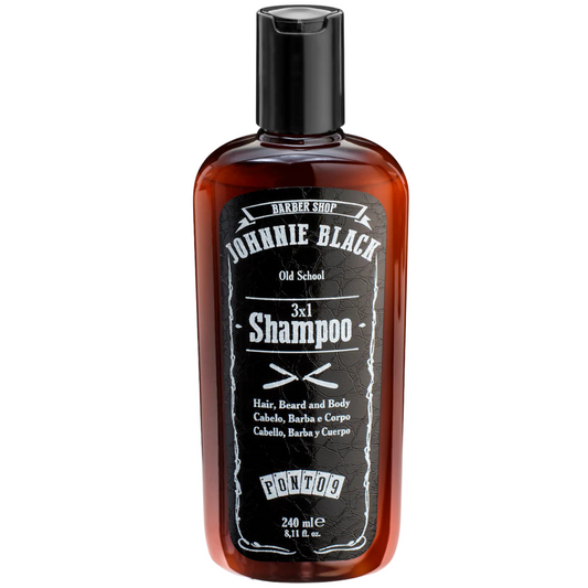 SHAMPOO 3X1 - CABELO/BARBA/CORPO 240ML