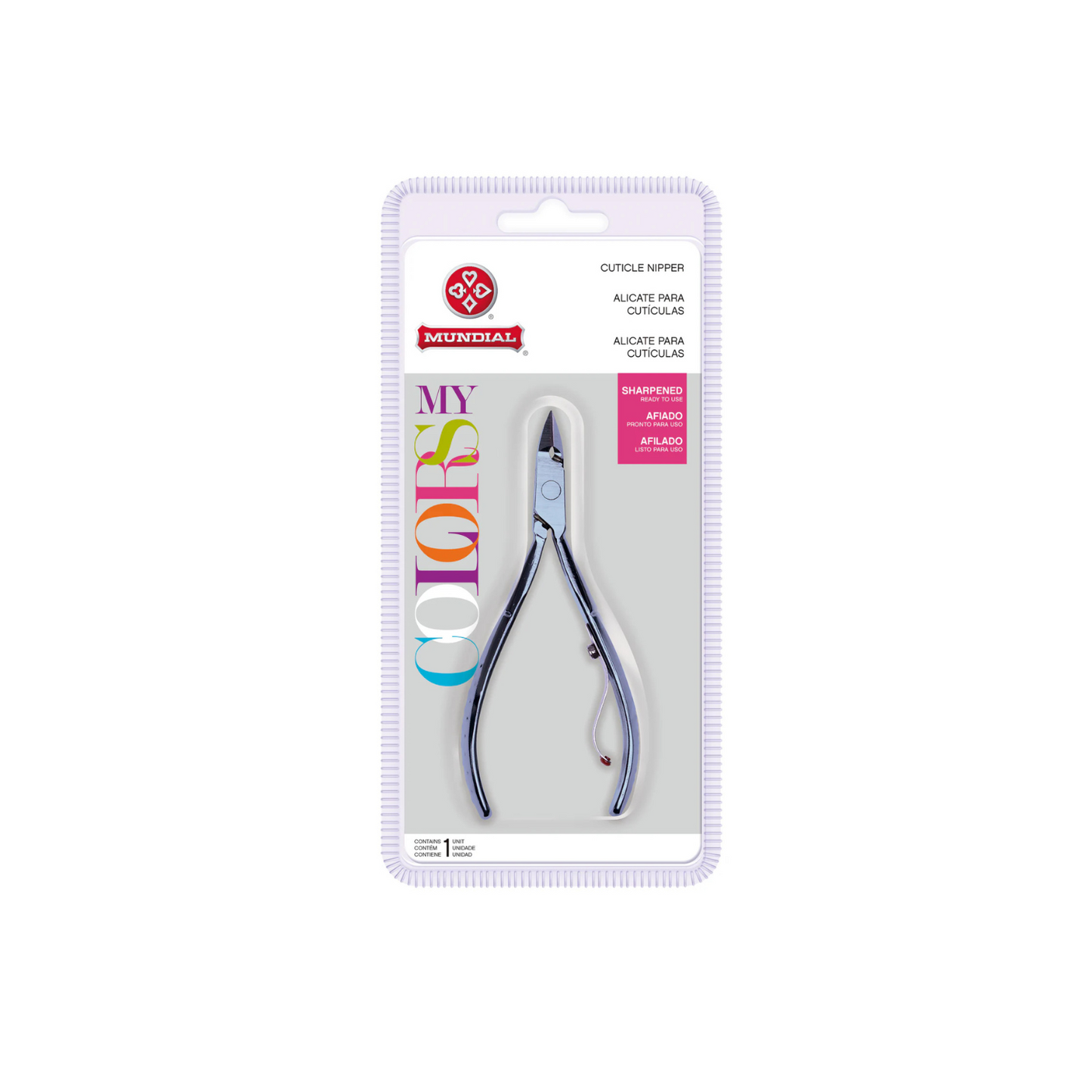 577-C- ALICATE CUTICULAS CORES DIVERSAS