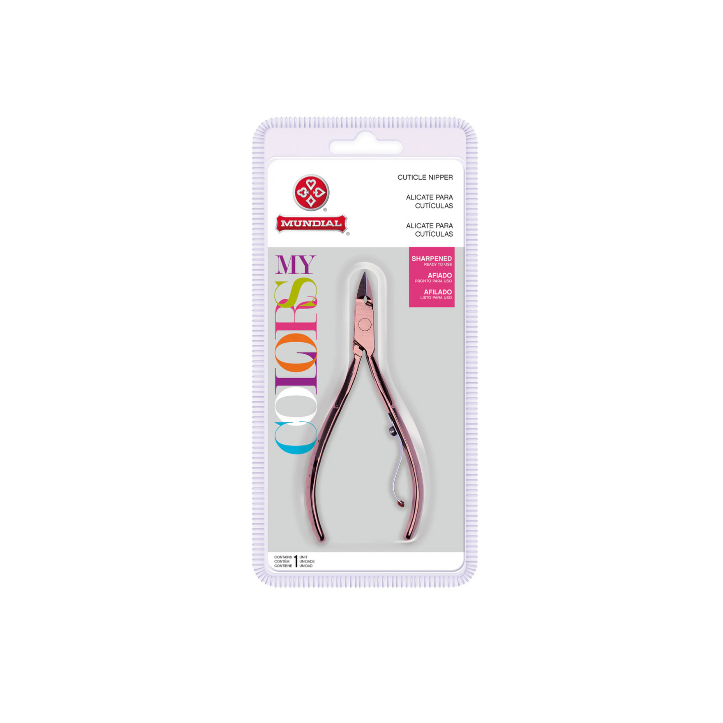 577-C- ALICATE CUTICULAS CORES DIVERSAS