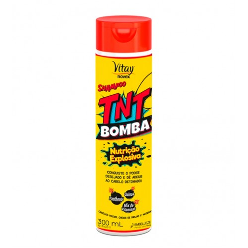 NOVEX TNT BOMBA NUTRIÇÃO EXPLOSIVA SHAMPOO 300ML