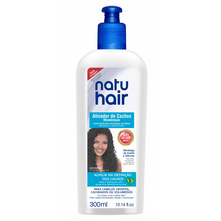 Natu Hair Manutenção Ativador de Cachos 300ml