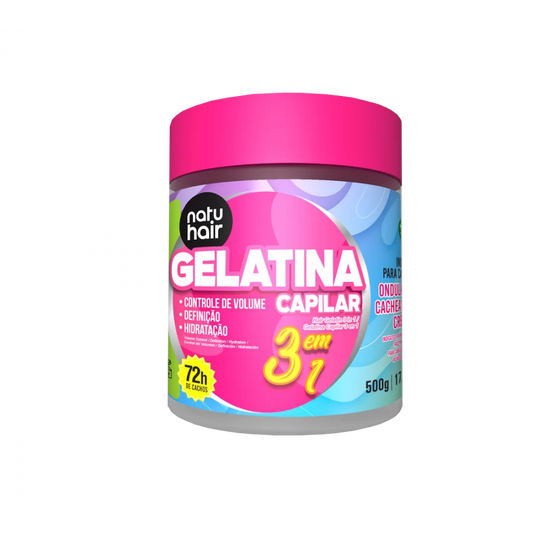 Natu Hair Gelatina S.O.S 3 em 1 500g