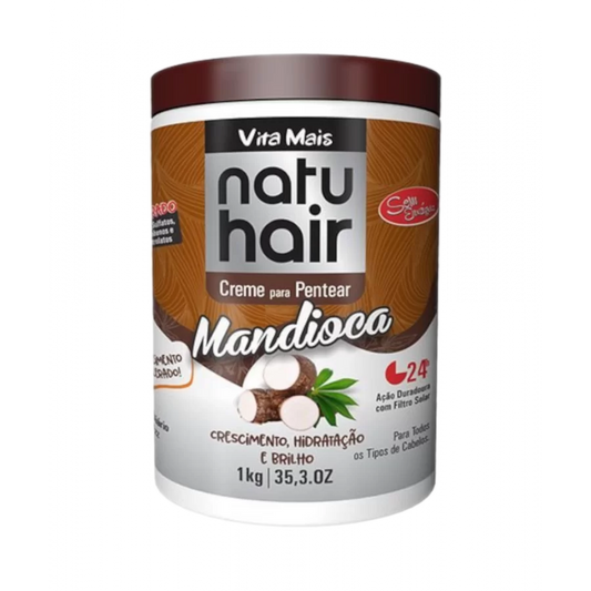 Natu Hair Mandioca Creme P/ Pentear 1kg