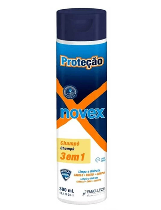 NOVEX 3 IN 1 PROTECTION SHAMPOO 300ML